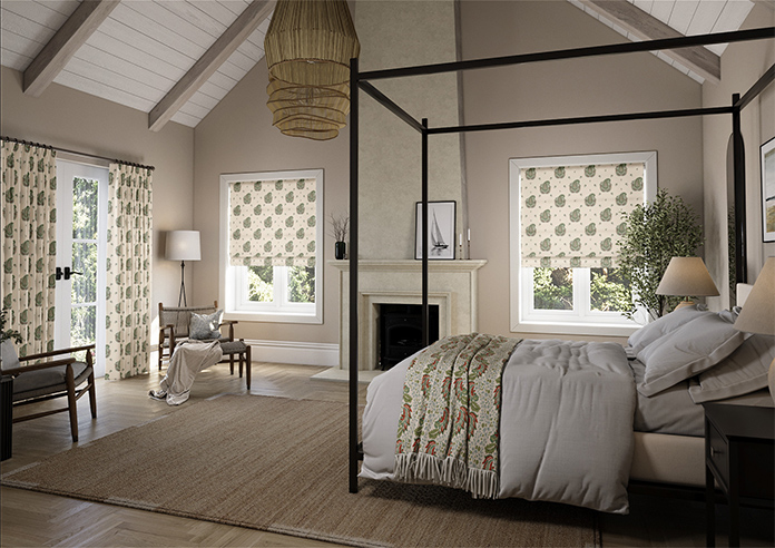Petal & Block Boothi, Neem - Twist&Fit Roman Blind - Image 7